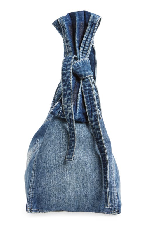 MARC JACOBS MARC JACOBS THE BOW DENIM SACK BAG