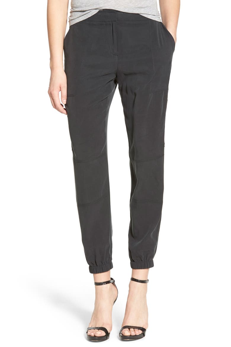 Soft Military Jogger Pants, Main, color, BLACK