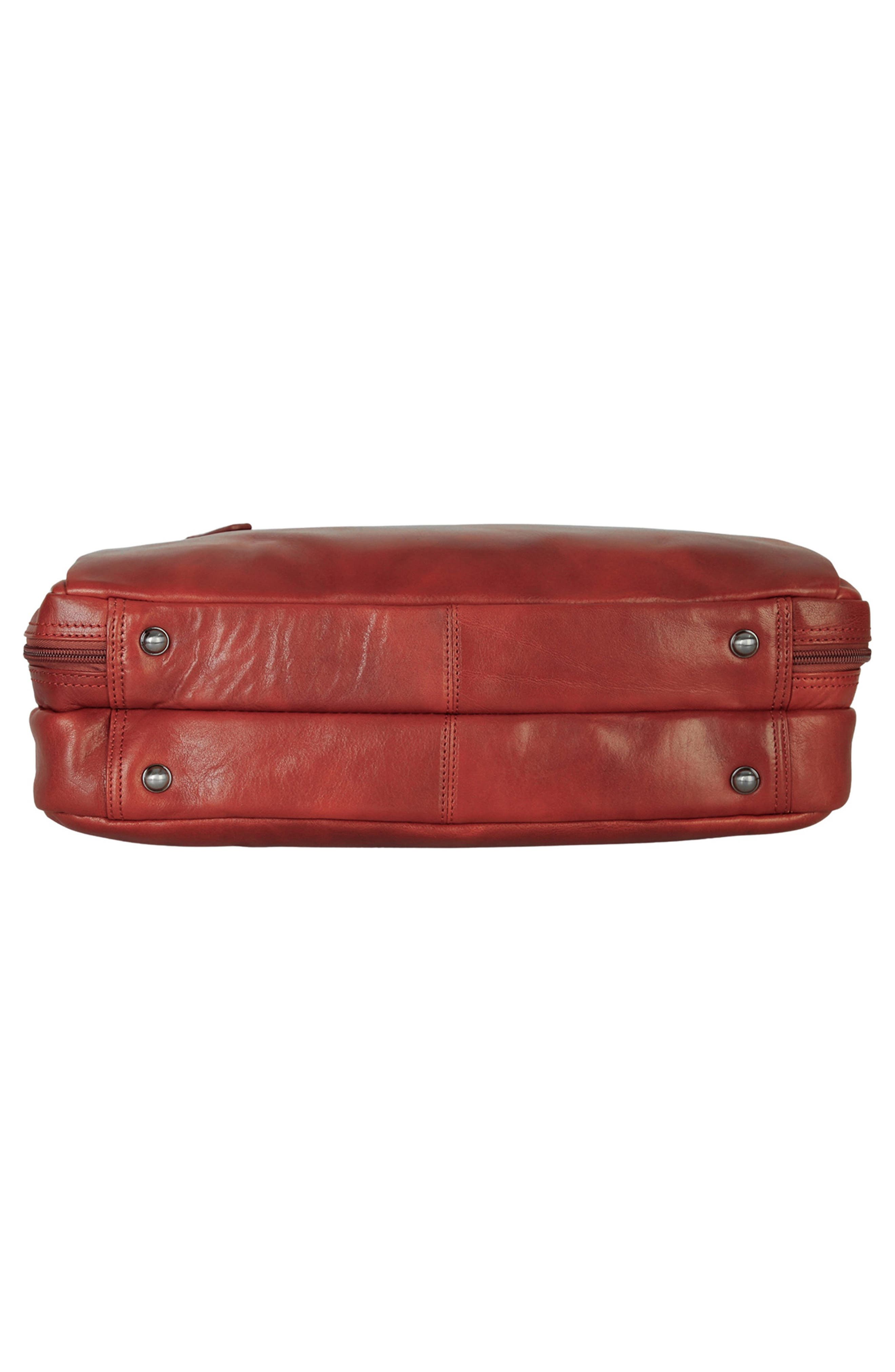 Double Compartment Briefcase, Alternate, color, COGNAC