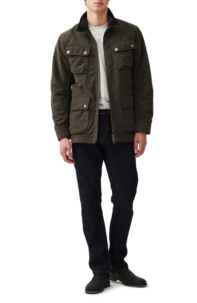 Rodd & Gunn Aberdeen Field Jacket with Removable Interior Liner Jacket, Alternate, color, Deep Olive