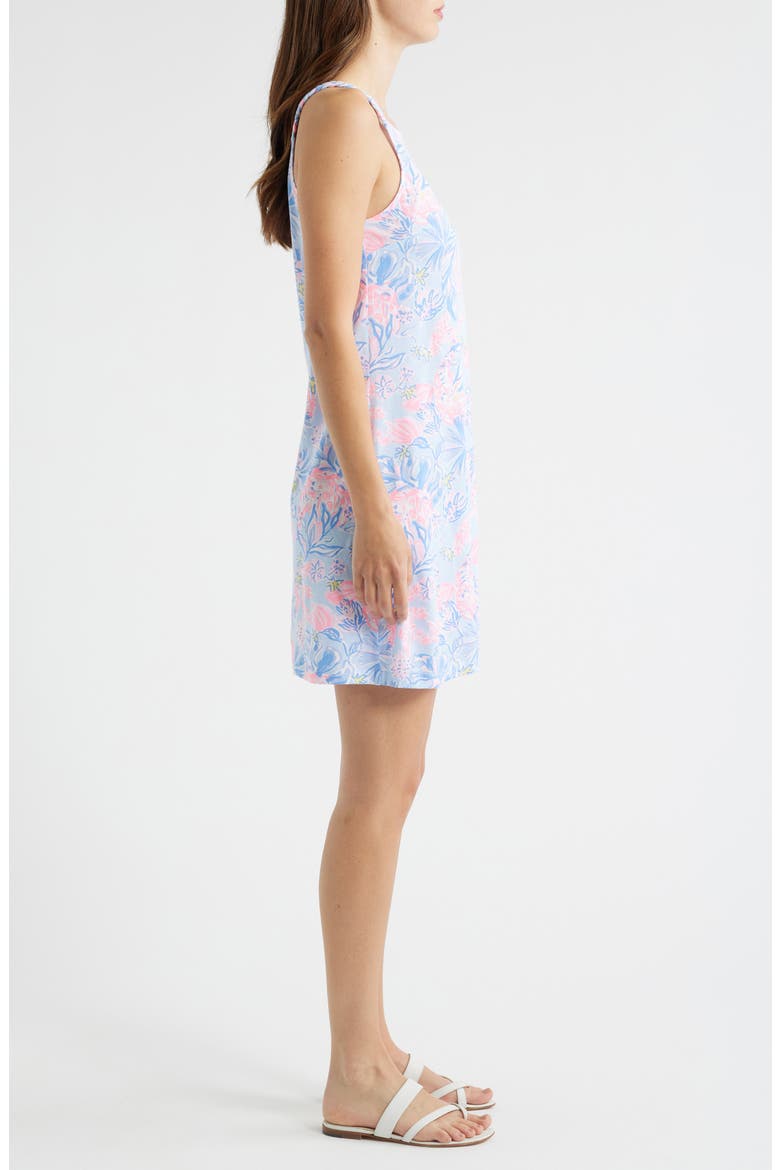 Kyleigh Floral Cotton Dress, Alternate, color, MULTI ELEPHANT SPLASH