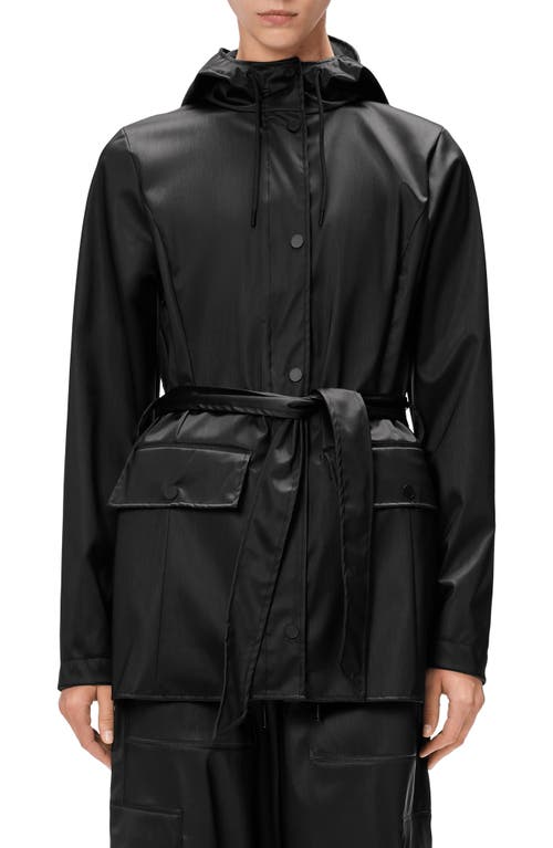 RAINS RAINS CURVE WATERPROOF RAIN JACKET 