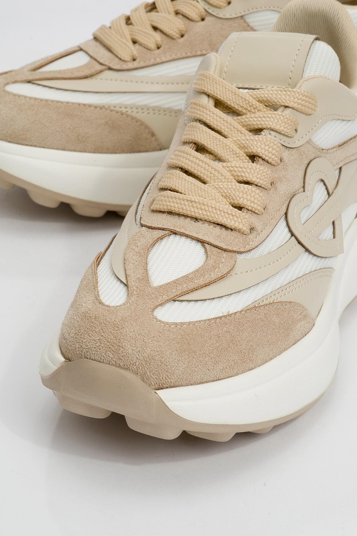 Belmon Sneakers, Alternate, color, Beige Suede Faux Leather