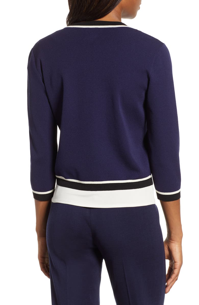 Anne Klein Crop Cardigan, Alternate, color,