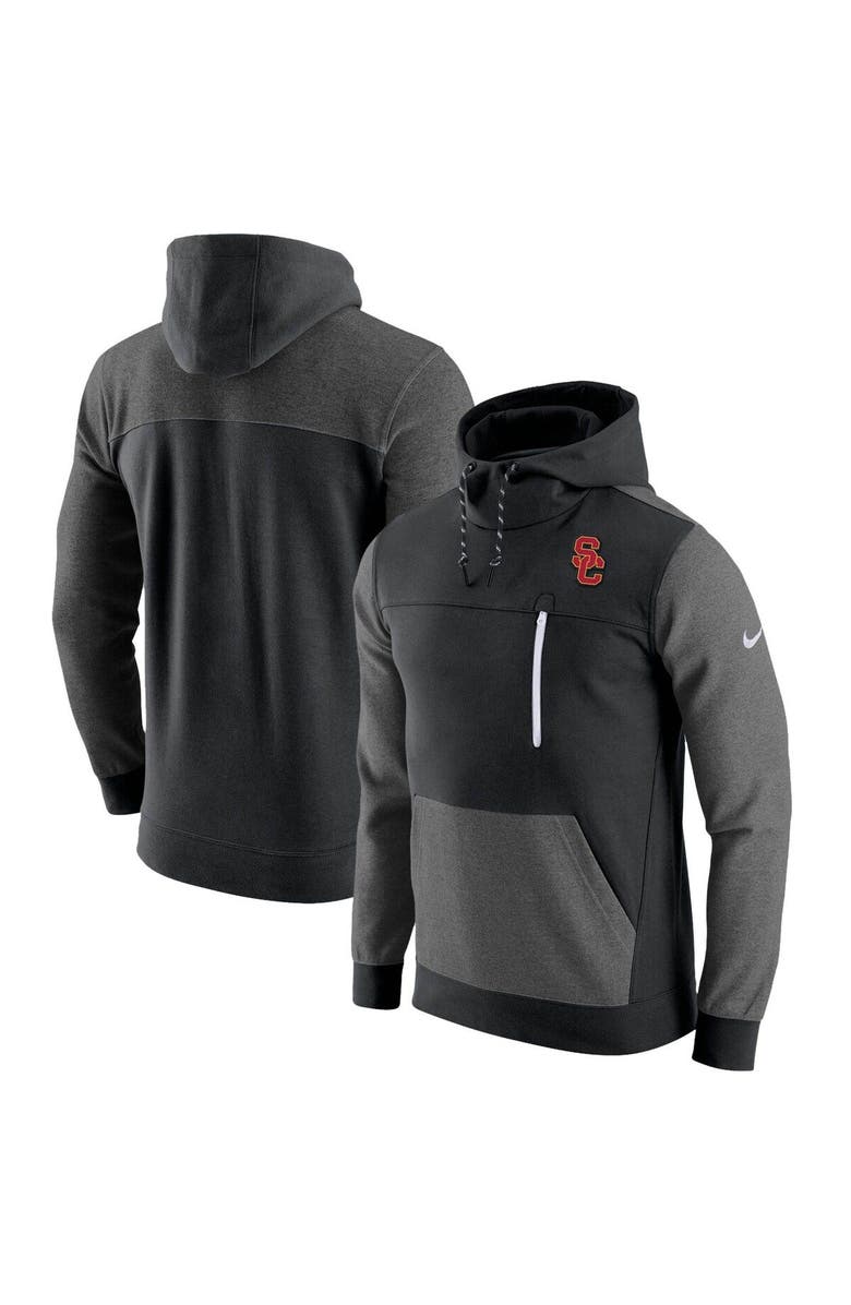 Nike Men's Nike Black USC Trojans AV-15 2.0 Slim Fit Pullover Hoodie, Main, color, Black