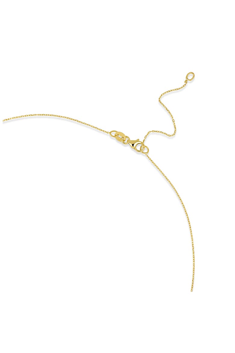 18K Gold Diamond Bezel Solitaire Pendant Necklace, 0.75ct. (Online Trunk Show), Alternate, color, 18K YELLOW GOLD/ DIAMOND
