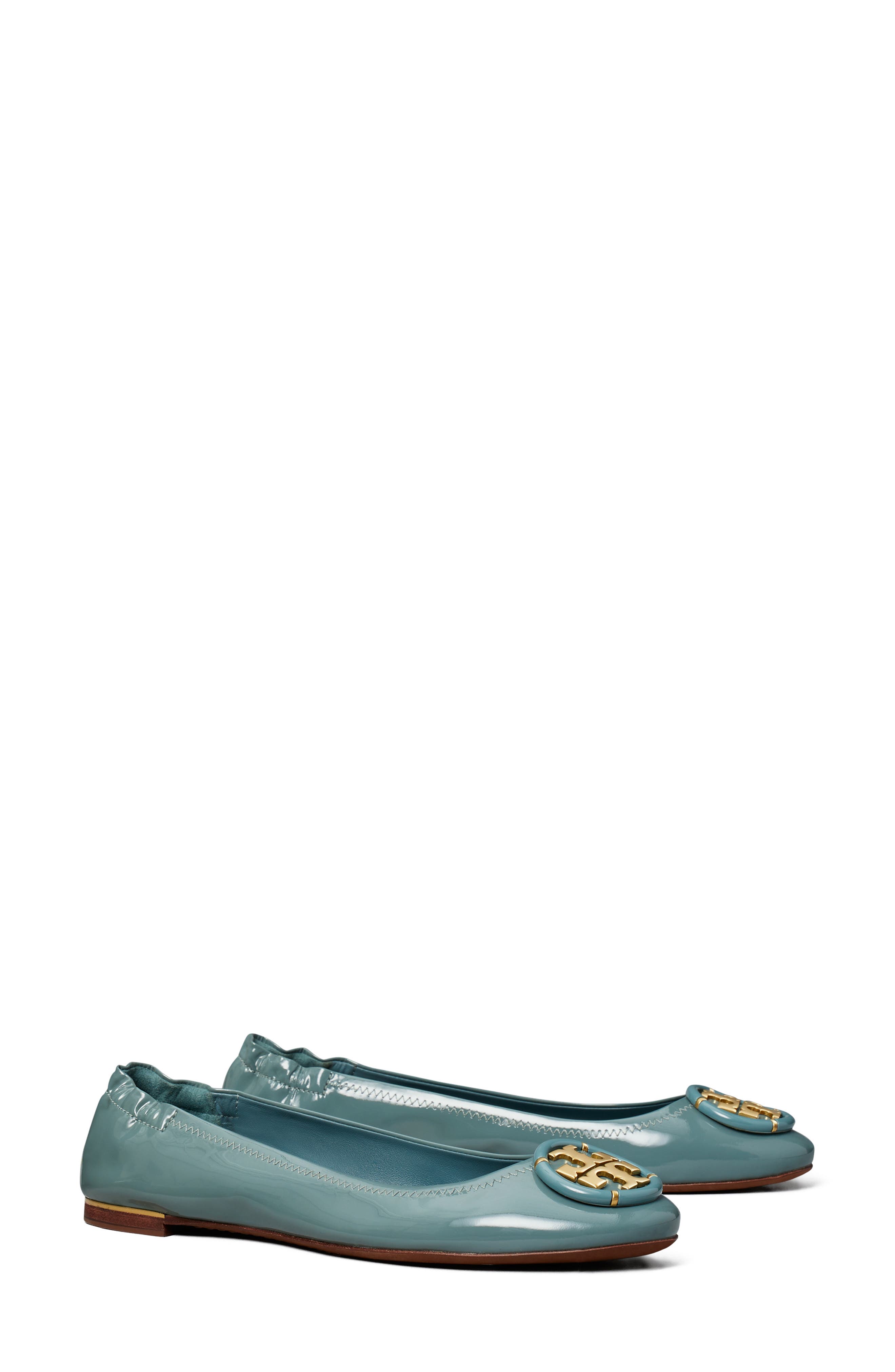 Multi Logo Ballet Flat, Main, color, NEW ARCTIC