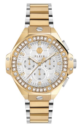 Philipp Plein Royal Bracelet Strap Chronograph Watch, 42mm