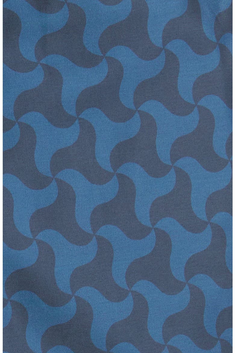 Elvio Print Hybrid Swim Trunks, Alternate, color, NAVY