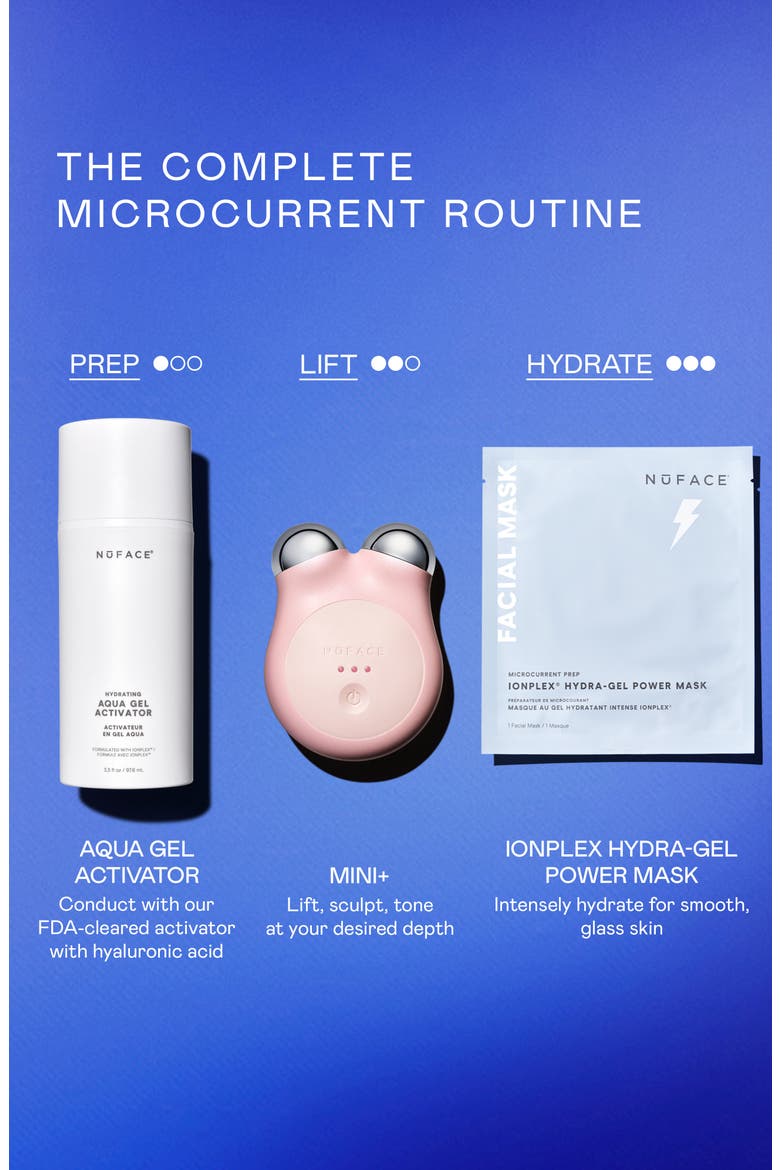 MINI+ Smart Petite Microcurrent Facial Toning Device Starter Kit, Alternate, color, VIOLET DUSK
