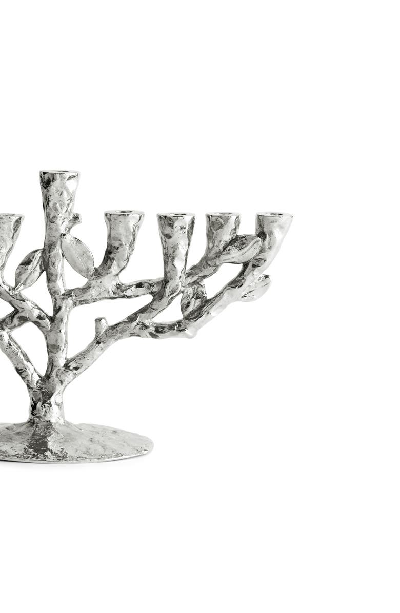 Michael Aram Tree of Life Small Menorah, Alternate, color, Silver