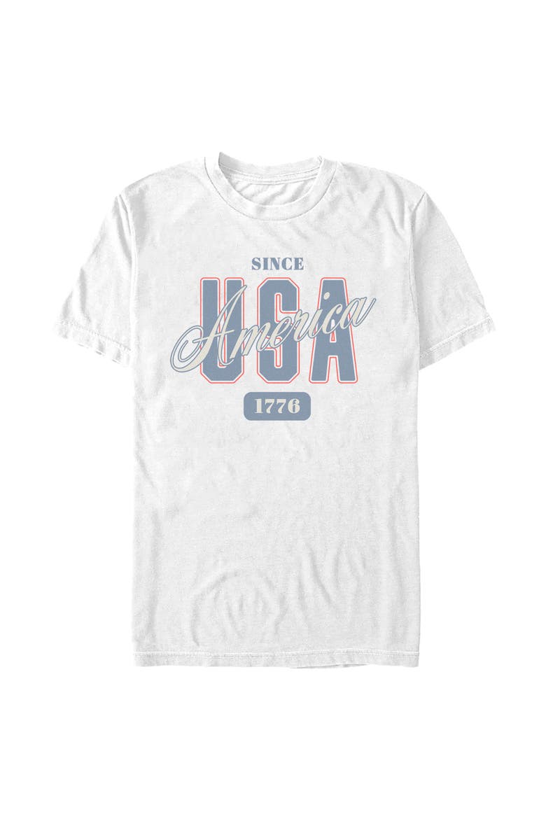 Men's Lost Gods Since 1776 America USA  Graphic T-Shirt, Main, color, White