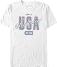Lost Gods Mens Lost Gods Since 1776 America USA T Shirt
