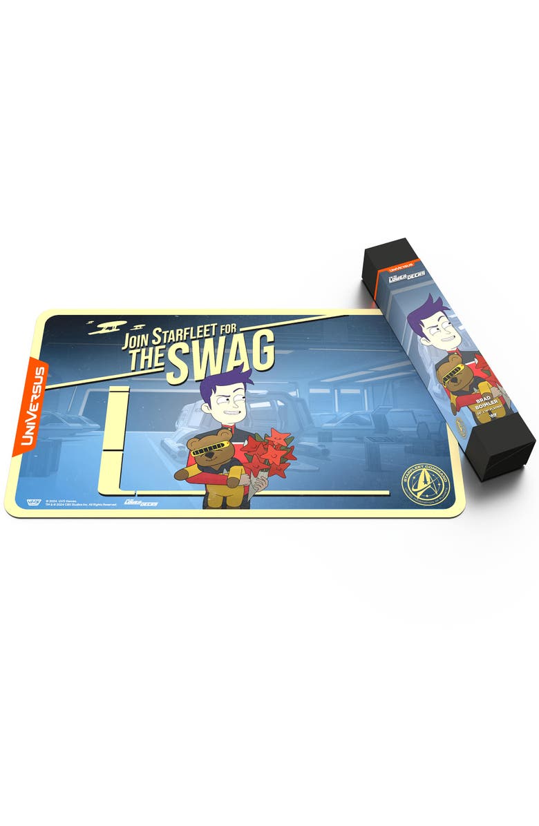 UniVersus Star Trek Lower Decks Brad Boimler Playmat, Alternate, color, Multicolored