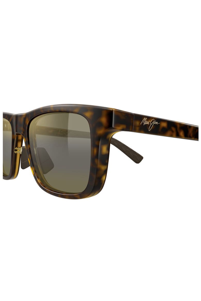Moaka 52mm PolarizedPlus2® Rectangular Sunglasses, Alternate, color, BROWN