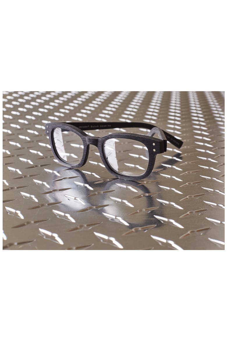 Butch 45mm Reading Glasses, Alternate, color, MATTE BLACK WOODGRAIN