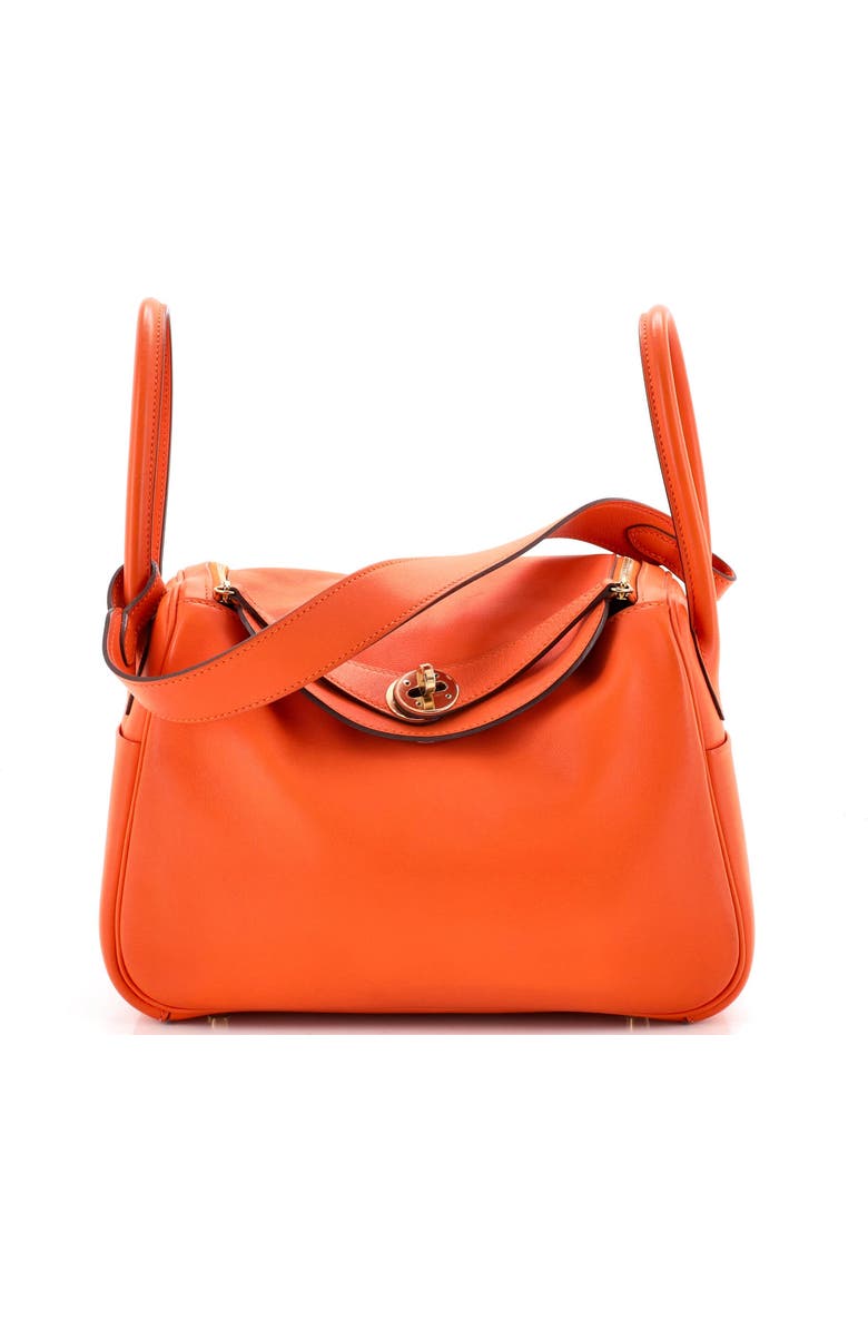 Pre-Owned Hermes Lindy Bag Verso Swift 26, Main, color, Verso-Orange H/Vermillion