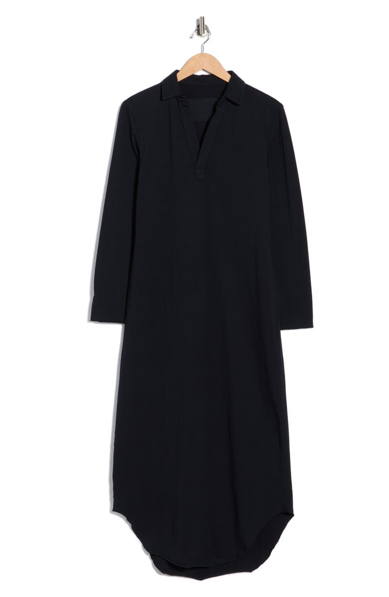 Frank & Eileen Long Sleeve Cotton Shirtdress, Main, color, British Royal Navy