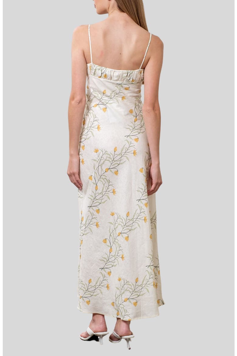 Floral Print Maxi Dress, Alternate, color, CREAM MULTI