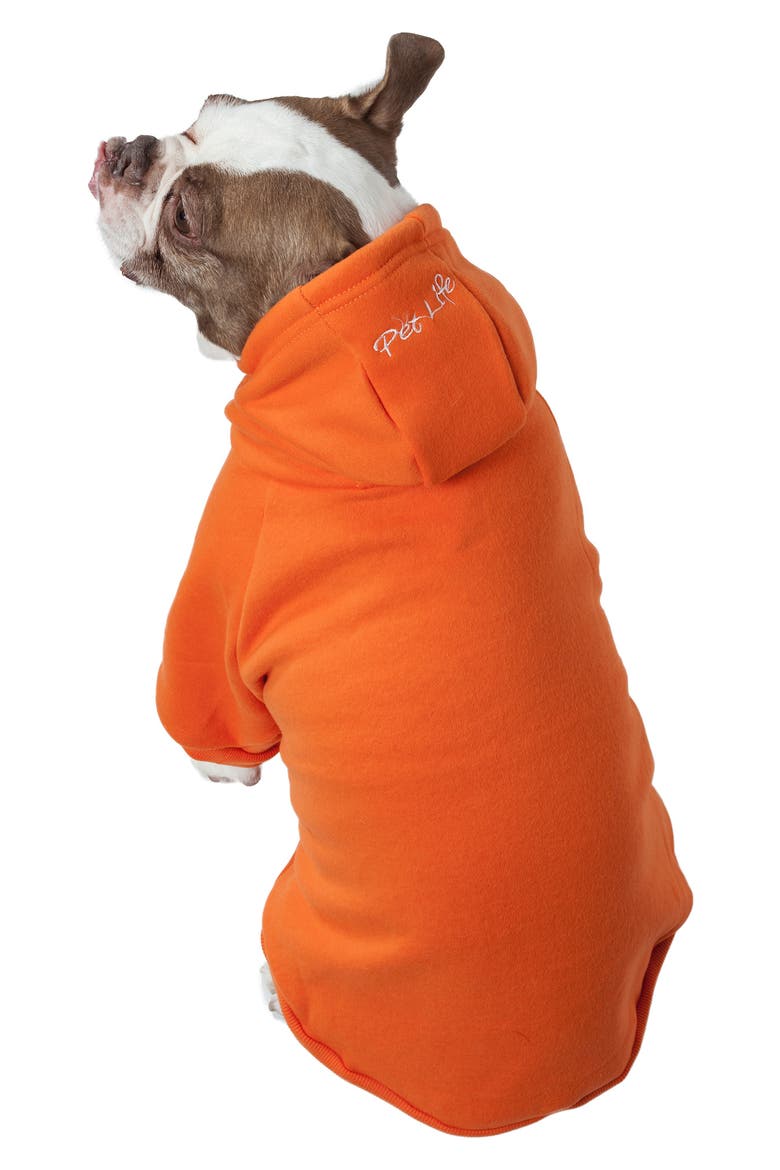 Fashion Plush Cotton Hoodie - X-Small, Alternate, color, ORANGE