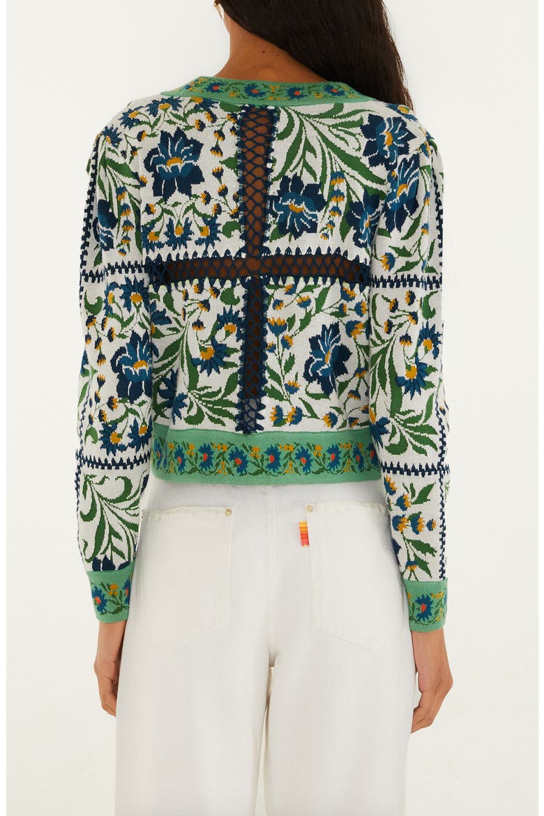 Manoela Knit Crop Cardigan, Alternate, color, MANOELA OFF-WHITE