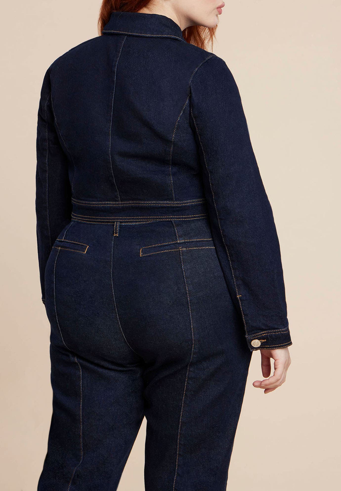 Zip Front Denim Jacket - image 2