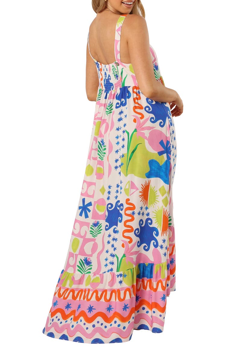 Greer Print Maxi Dress, Alternate, color, MERCEDES PRINT