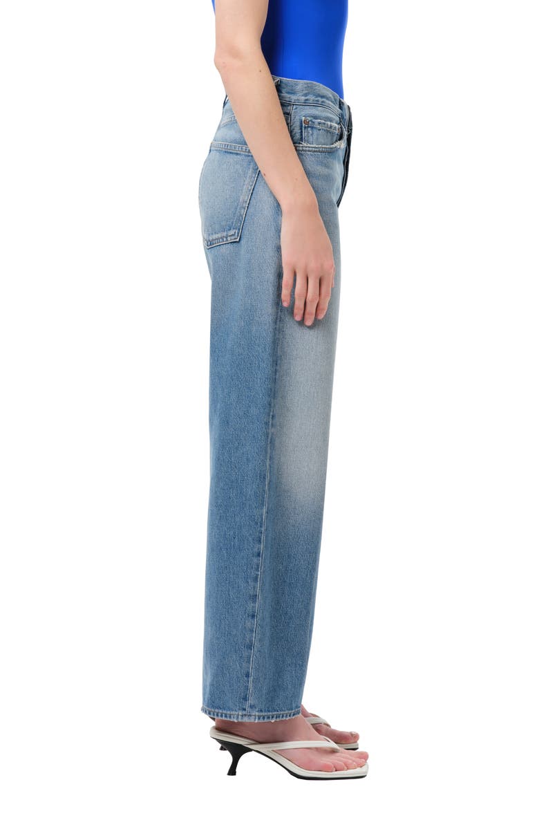 AGOLDE Arc Loose Wide Leg Jeans, Alternate, color, Brink Md Vnt Ind W/ Crease Li