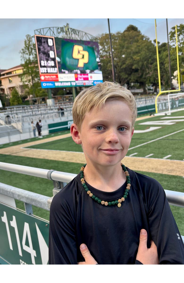 The Drip Bros Mustang Drip Team Spirit Necklace, Alternate, color, Mustang Adult Size