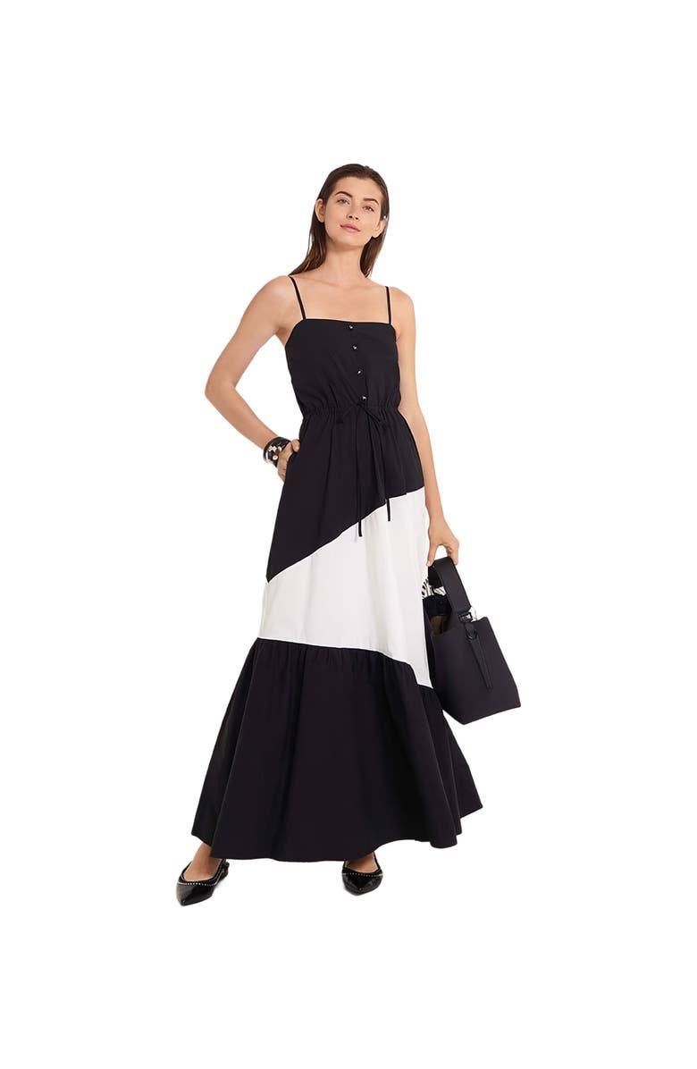 Ansea The Man Overboard Dress, Main, color, Black