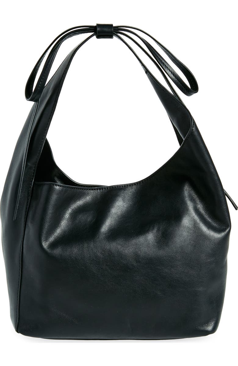 Reformation Small Vittoria Leather Tote, Alternate, color,