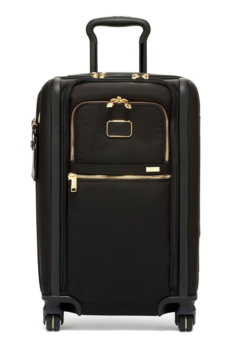 Alpha 3 Collection 22-Inch International Expandable Wheeled Carry-On Bag, Main, color, BLACK/ GOLD