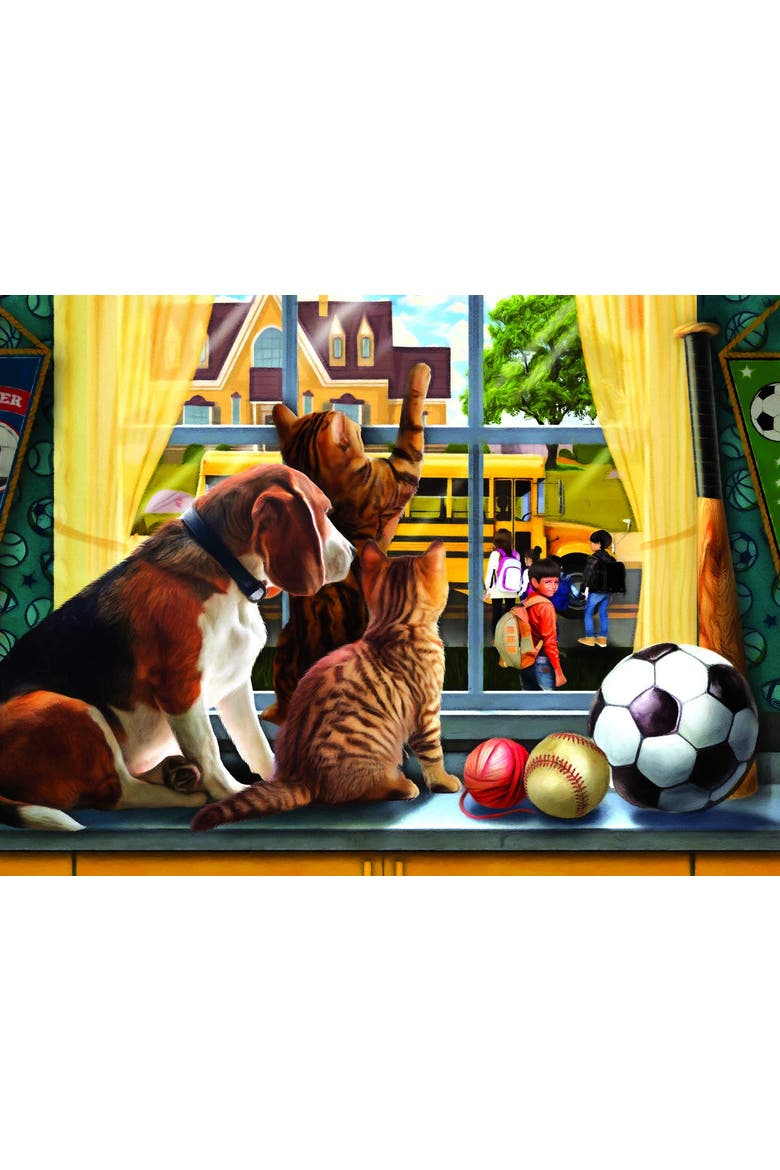 Off to School 300 piece Jigsaw Puzzle for Adults, Alternate, color, Multicolor