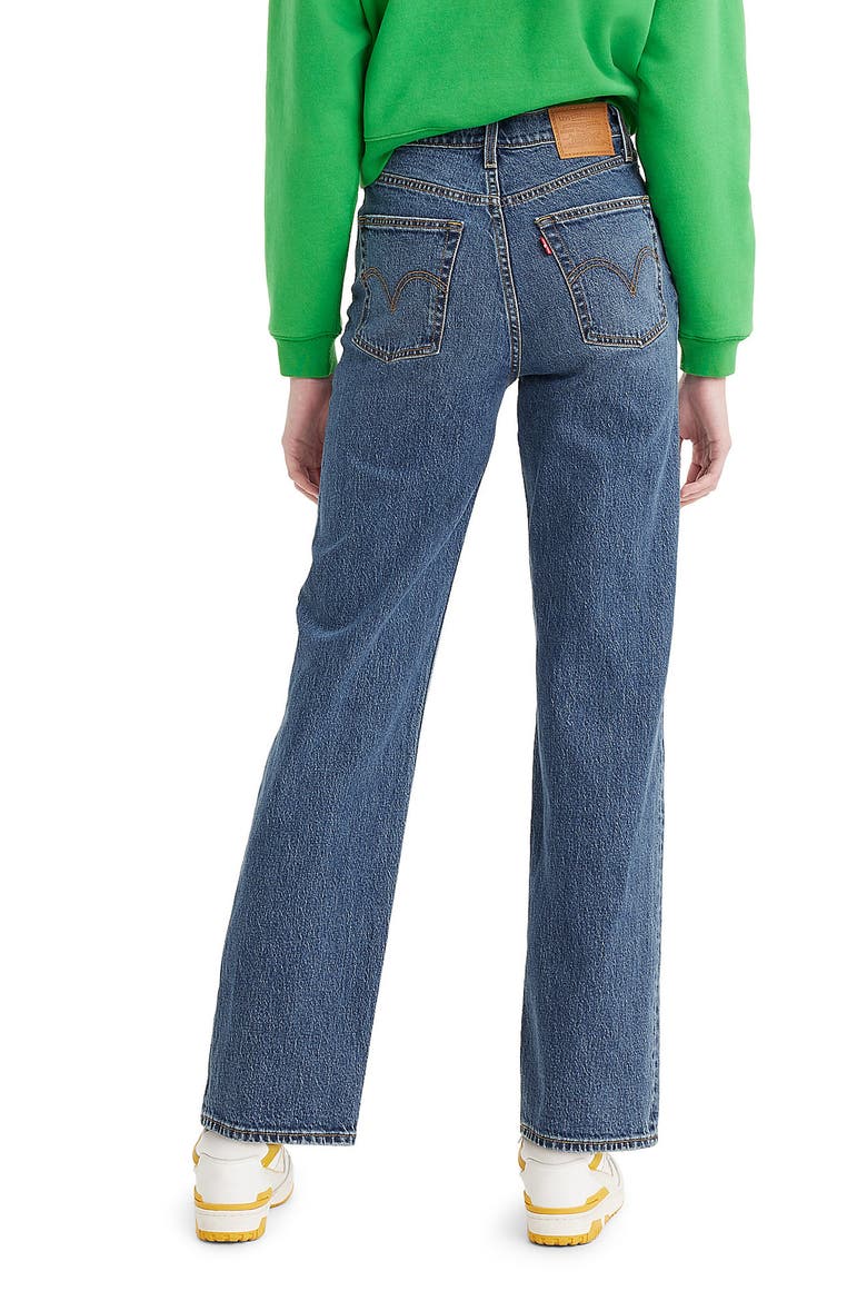 Ribcage High Waist Straight Leg Jeans, Alternate, color, VALLEY VIEW