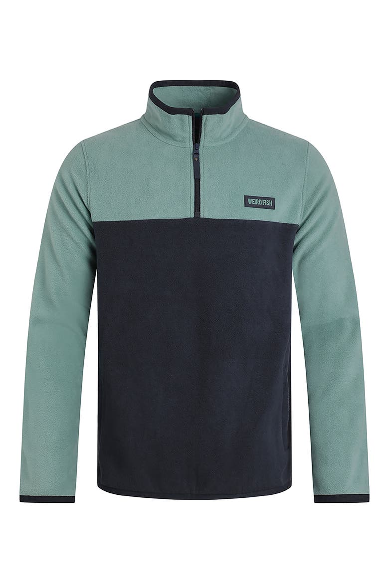 Tristan 1/4 Zip Microfleece, Alternate, color, Mineral Blue