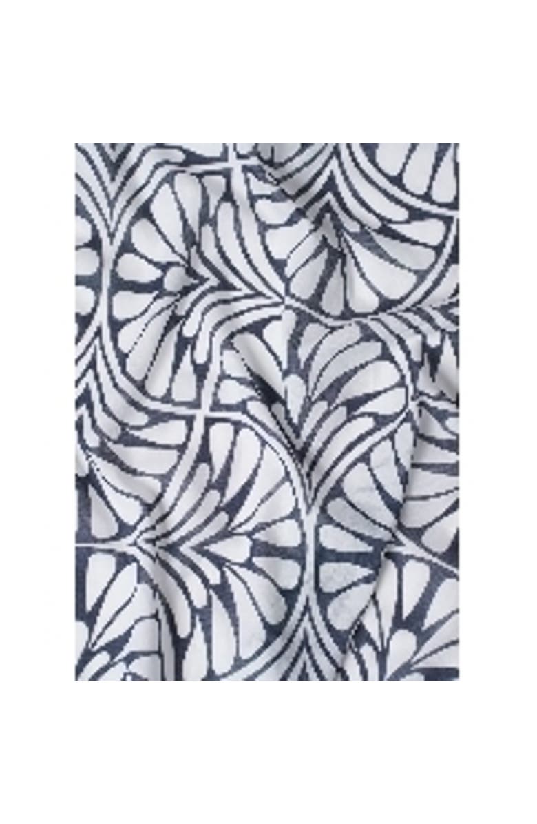 VISCATA Foulard Scarf, Alternate, color, Blue Palms