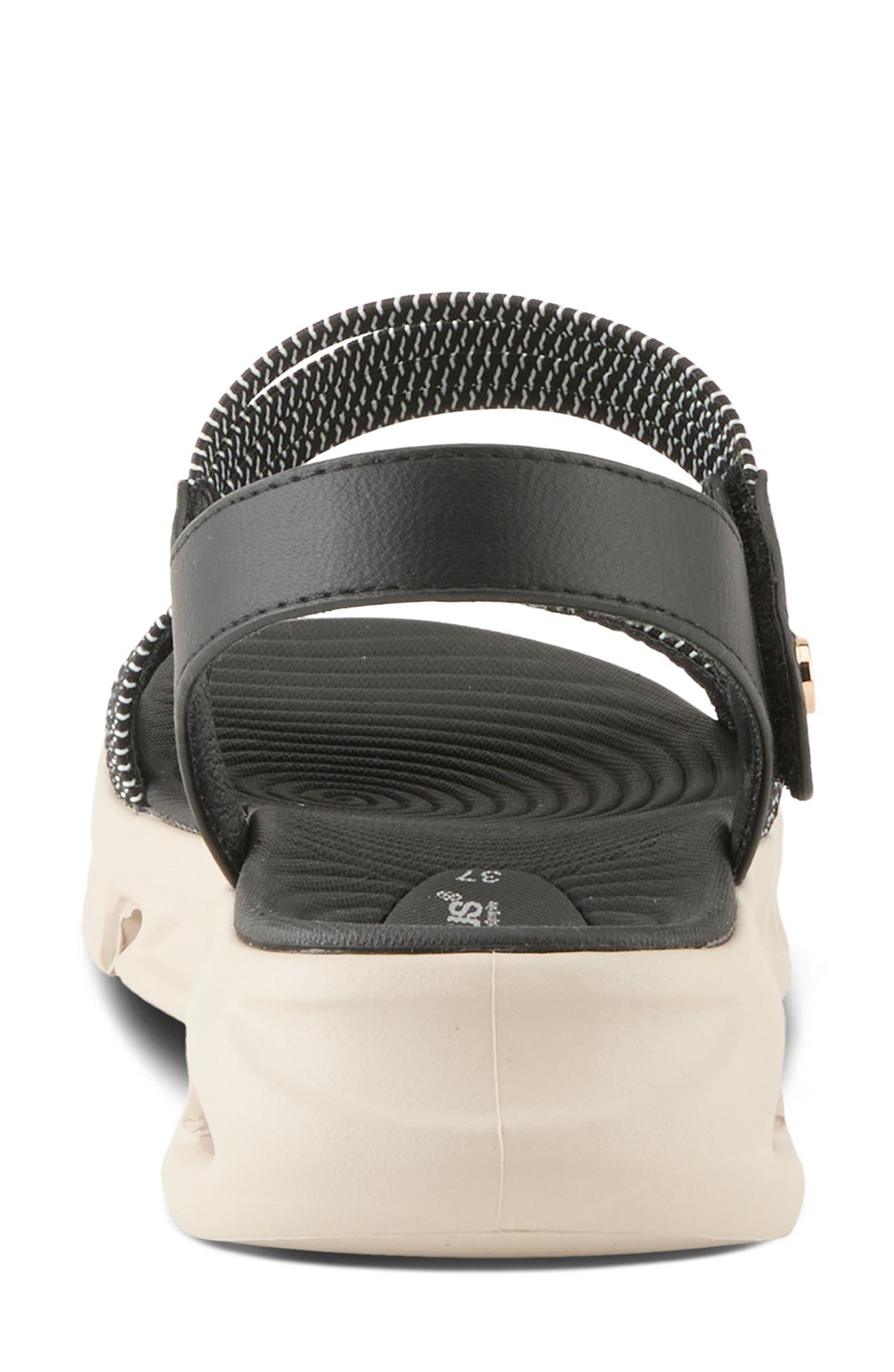 Flexus by Spring Step Garlina Platform Wedge Sandal, Alternate, color, Black