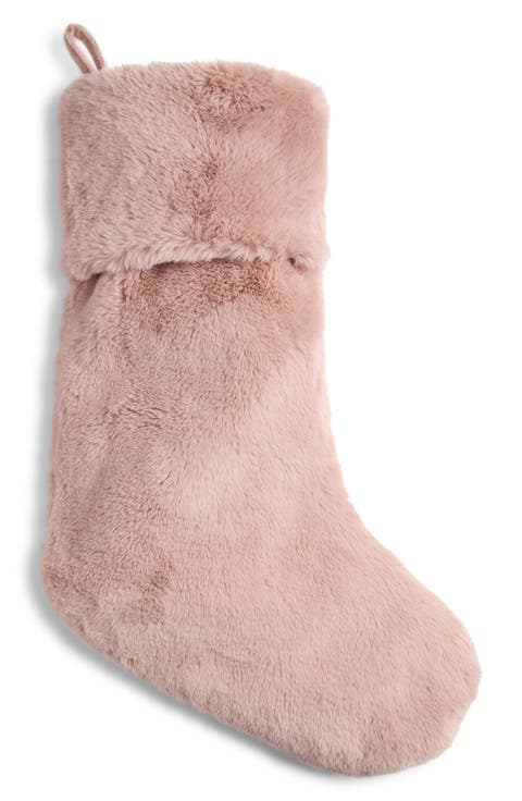 Rex Faux Fur Christmas Stocking