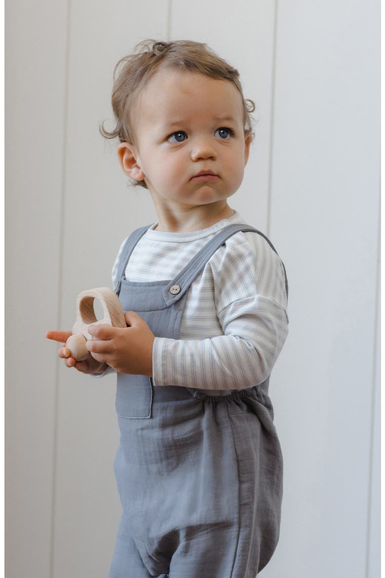 Kids' Striped Long Sleeve T-Shirt, Alternate, color, CLOUD