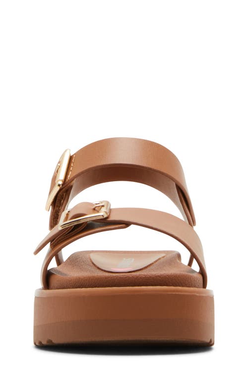Steve Madden Kids' Jgal Platform Sandal In Tan