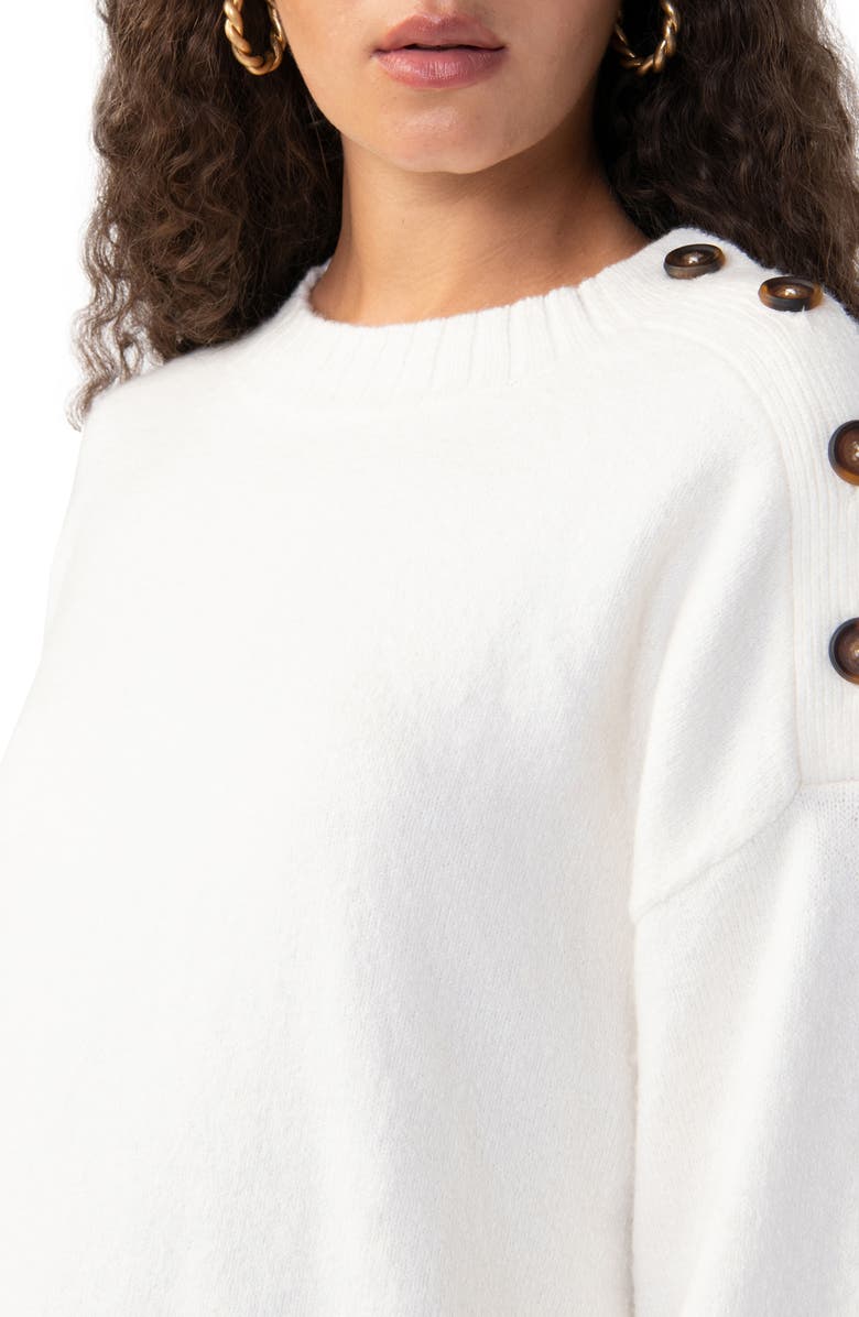 Sanctuary On Arrival Shoulder Button Sweater, Alternate, color,