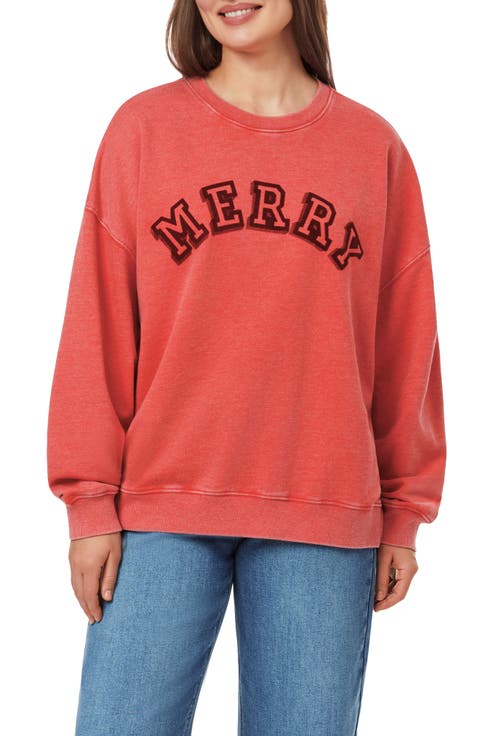 Tori Relaxed Crewneck Graphic Sweatshirt
