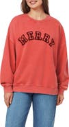 C & C California Tori Relaxed Crewneck Graphic Sweatshirt