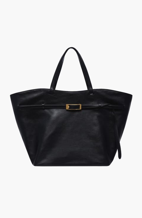 Elly Tote Grained Leather