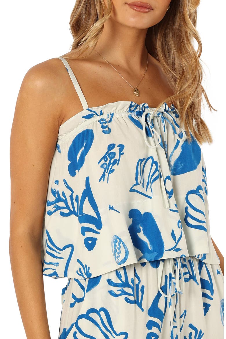 Airlie Tropical Camisole, Alternate, color, BLUE