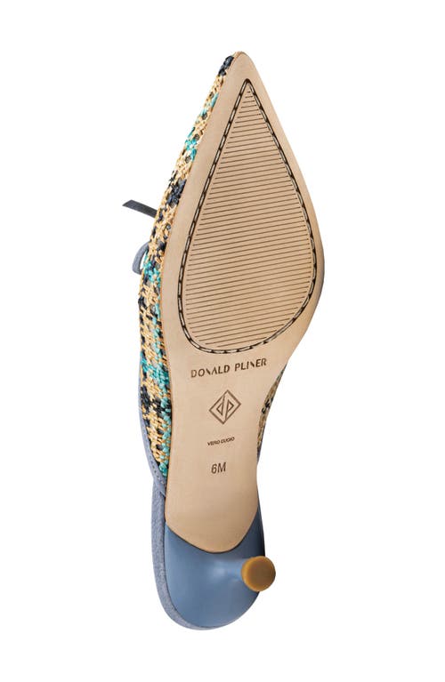 DONALD PLINER DONALD PLINER SOEL WOVEN RAFFIA BOW MULE 