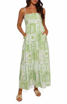 Petal & Pup Eudora Print Maxi Sundress