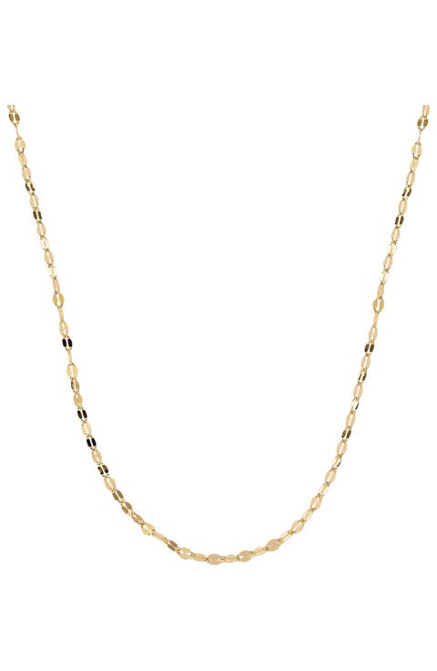 14k Mini Lace Chain