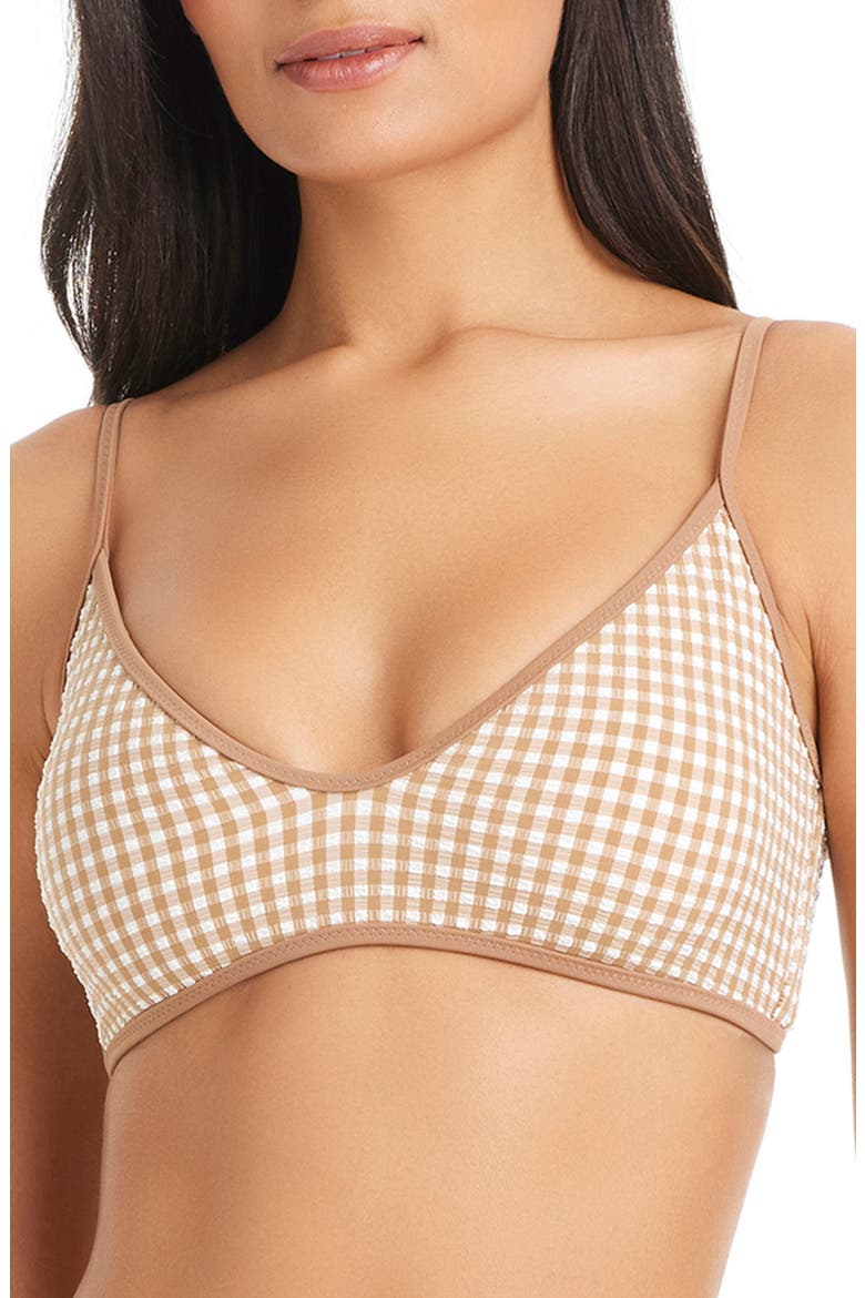 Scoop Neck Swim Top, Main, color, TOASTED COCONUT