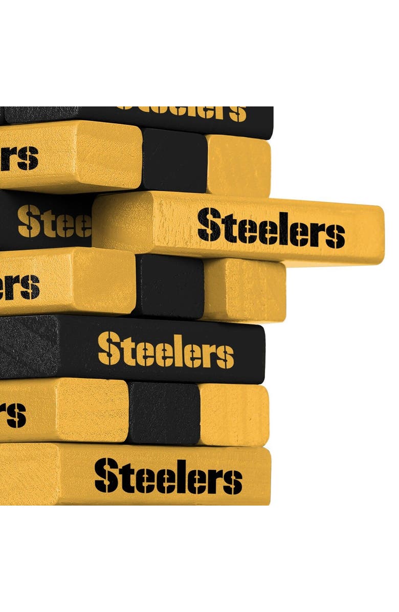 FOCO Pittsburgh Steelers Stackable Blocks Game, Alternate, color,